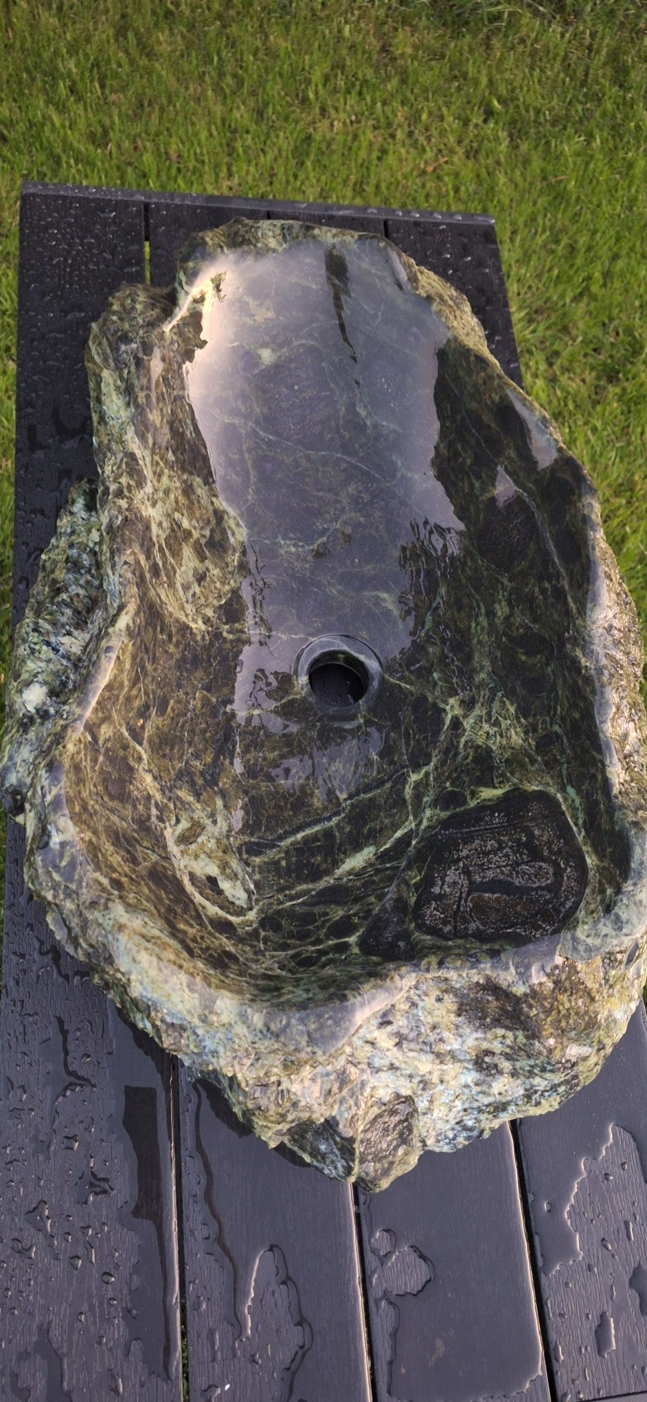 Lavoar Piatră Verde/Negru