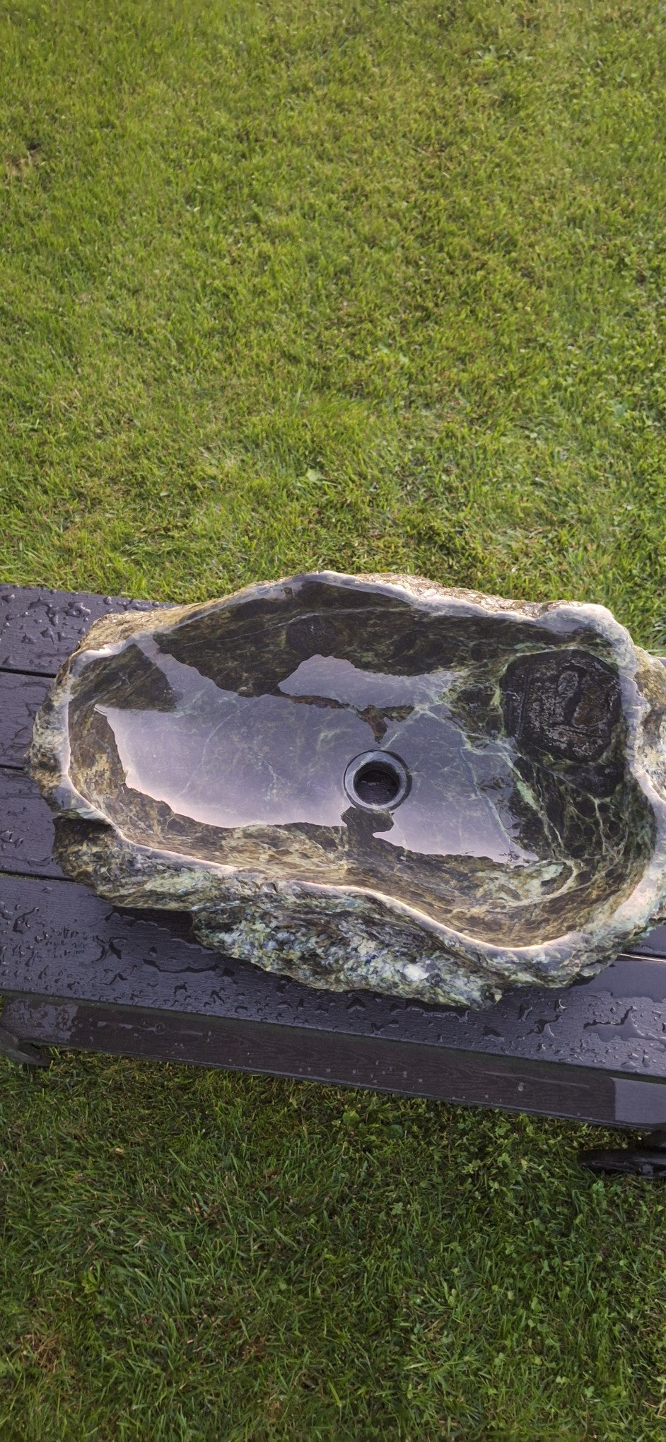 Lavoar Piatră Verde/Negru