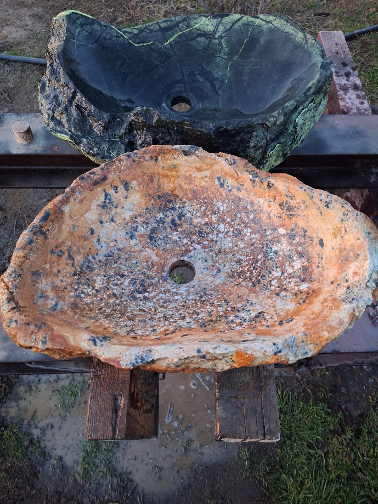 Lavoar Piatră Cărămiziu