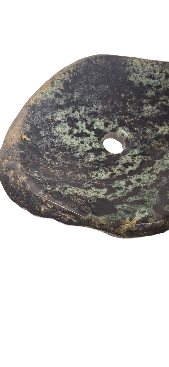 Lavoar Piatră Naturală,negru/verde,montaj pe blat, 14,3kg  ,50/35/10
