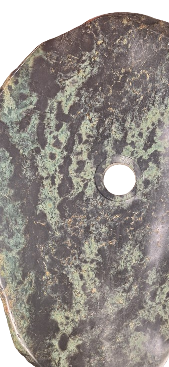 Lavoar Piatră Naturală,negru/verde,montaj pe blat, 14,3kg  ,50/35/10