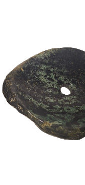 Lavoar Piatră Naturală,negru/verde,montaj pe blat, 14,3kg  ,50/35/10