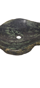 Lavoar Piatră Naturală,negru/verde,montaj pe blat, 14,3kg  ,50/35/10