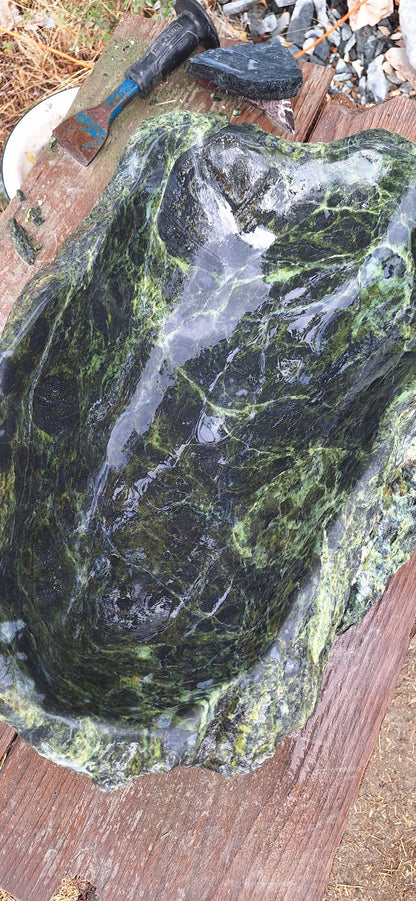 Lavoar Piatră Verde/Negru