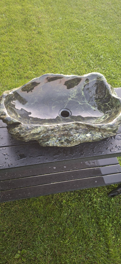 Lavoar Piatră Verde/Negru