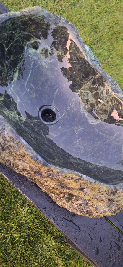 Lavoar Piatră Verde/Negru