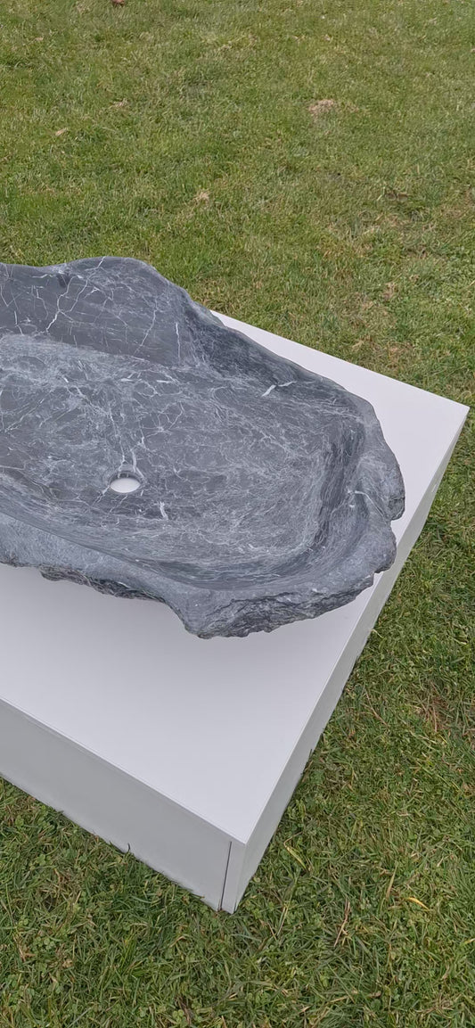 Lavoar Piatră Naturală, 86×57×18,montaj pe blat,57 kg