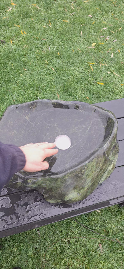 Lavoar din Piatră Naturală,montaj pe blat, 52/43/12,greutate 22 kg