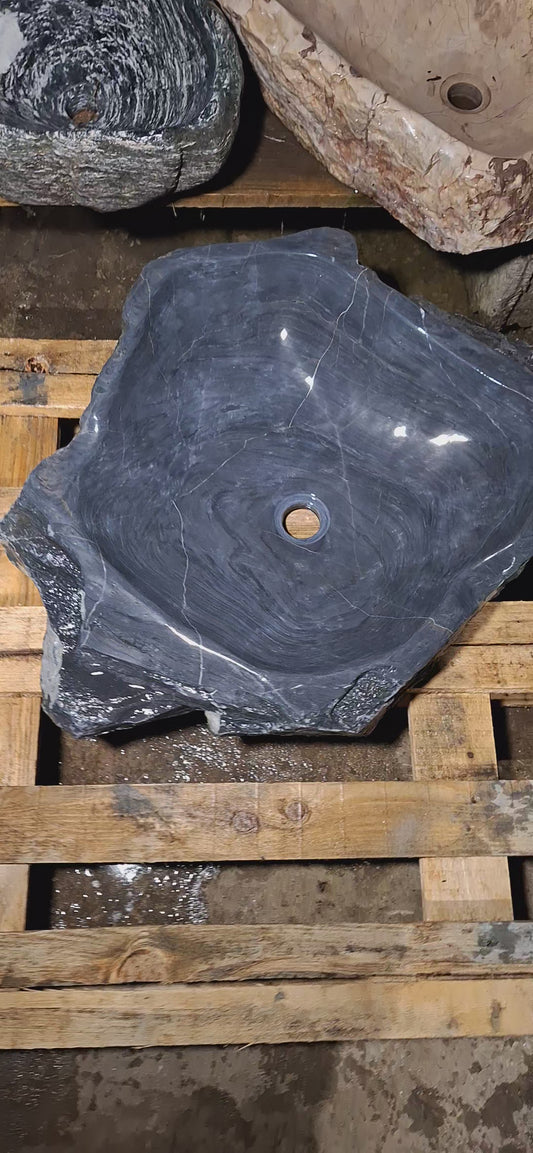 Lavoar Piatră Naturală, 73×59×15, 48 kg,montaj pe blat