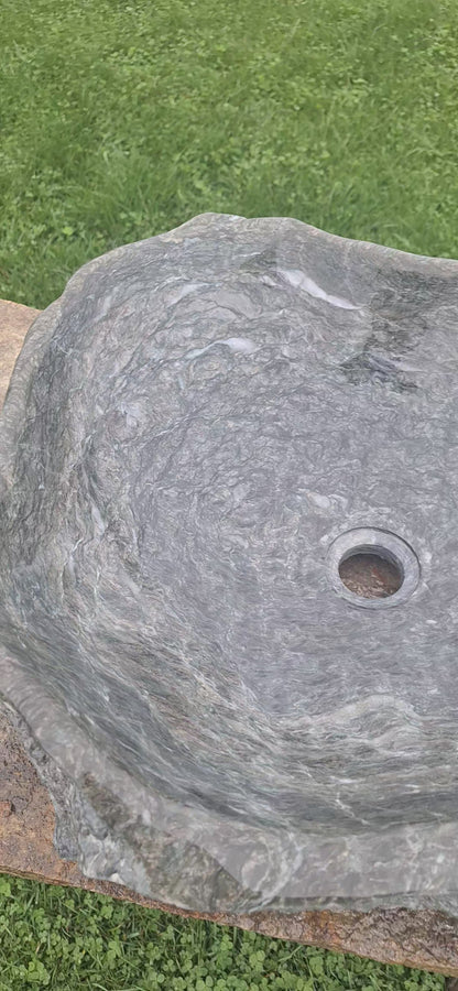 Lavoar Piatră Naturală 55×45×15, 36 kg,montaj pe blat
