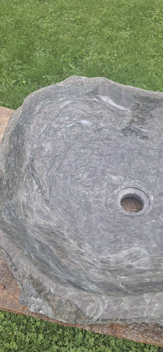 Lavoar Piatră Naturală 55×45×15, 36 kg,montaj pe blat