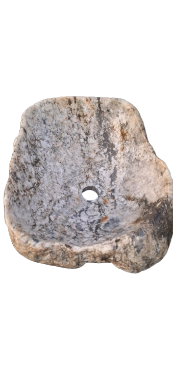 Lavoar din Piatră Naturală,stonesink, 44x38x18,montaj pe blat, 26.5 kg