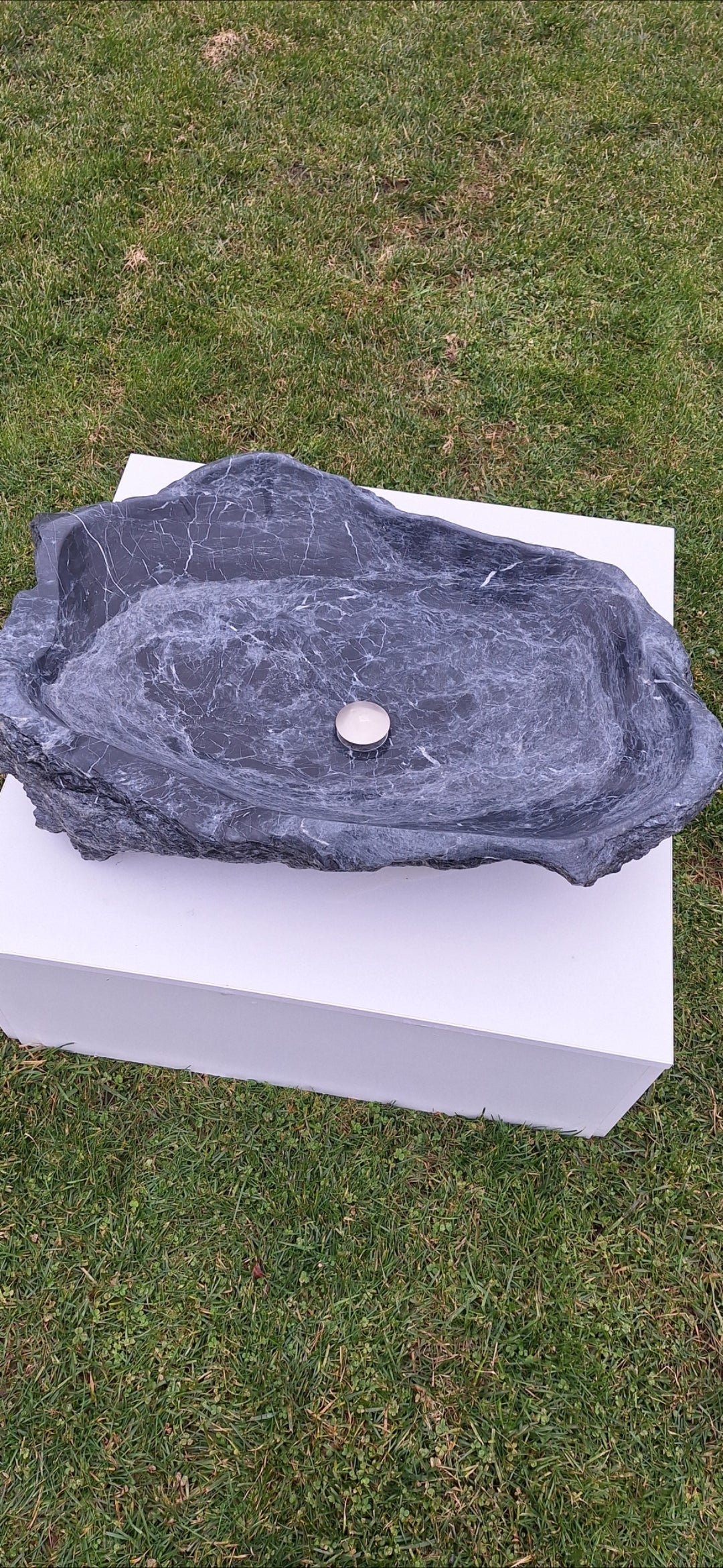 Lavoar Piatră Naturală, 86×57×18,montaj pe blat,57 kg