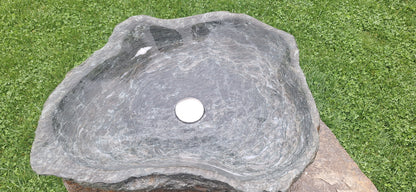 Lavoar Piatră Naturală 55×45×15, 36 kg,montaj pe blat