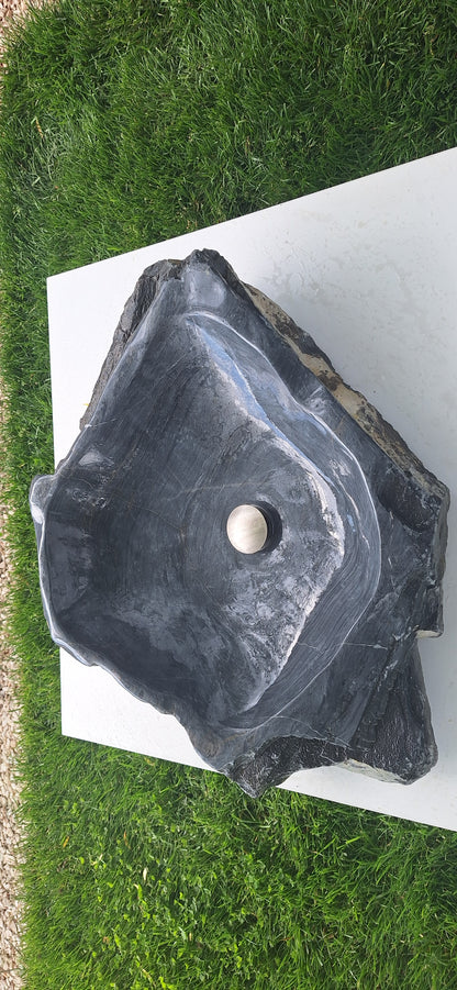 Lavoar Piatră Naturală, 73×59×15, 48 kg,montaj pe blat