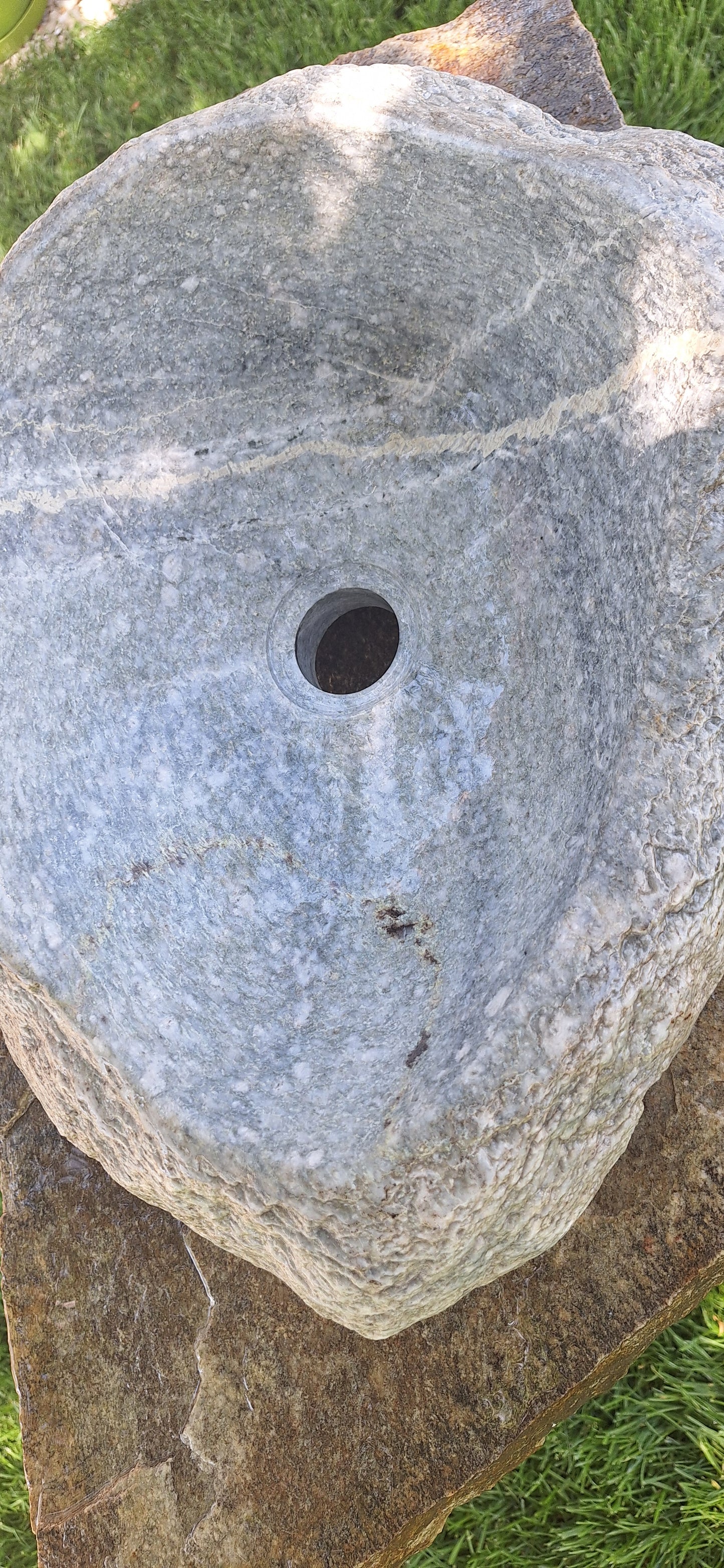 Lavoar Piatră Naturală, 46×37×13,montaj pe blat,greutate 20 kg,gri