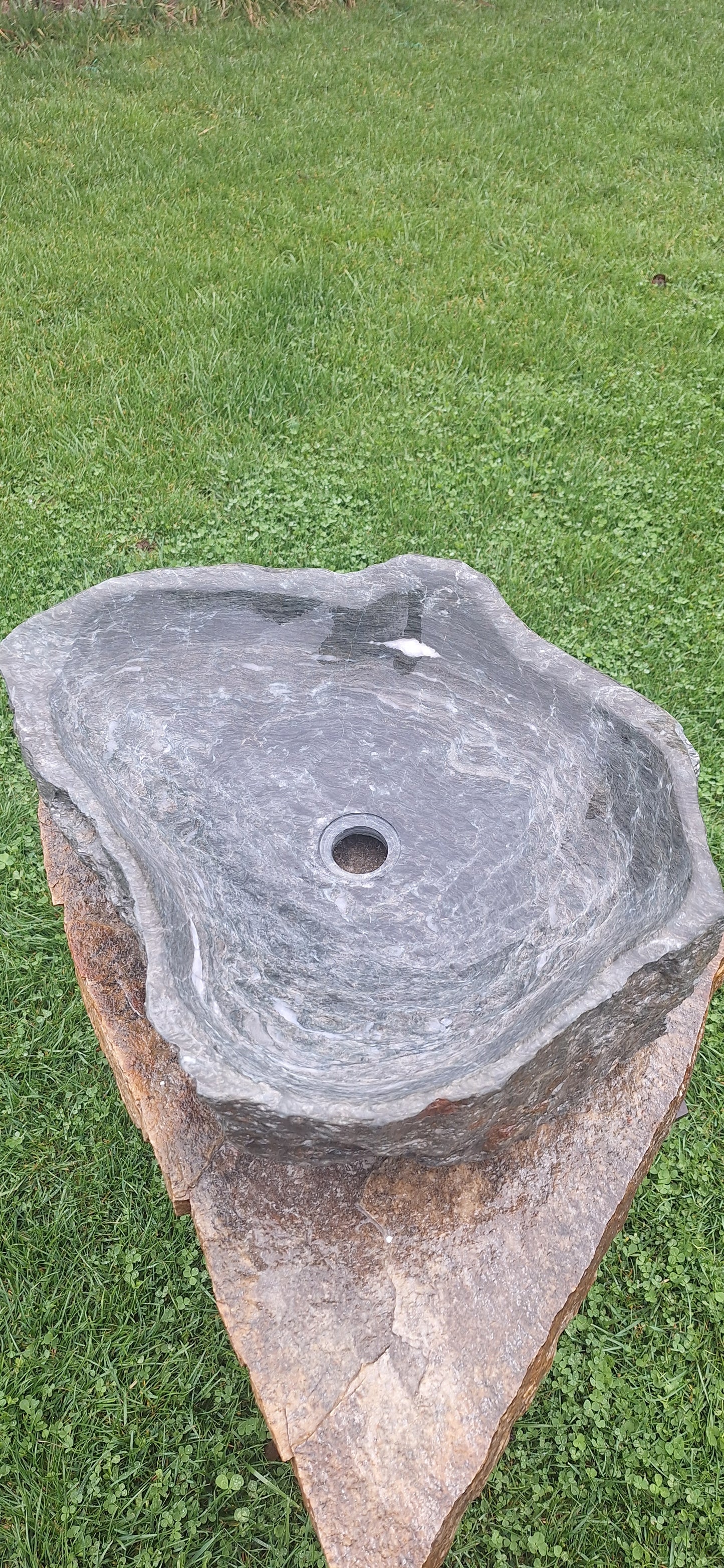 Lavoar Piatră Naturală 55×45×15, 36 kg,montaj pe blat