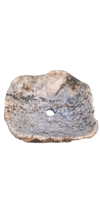 Lavoar din Piatră Naturală,stonesink, 44x38x18,montaj pe blat, 26.5 kg