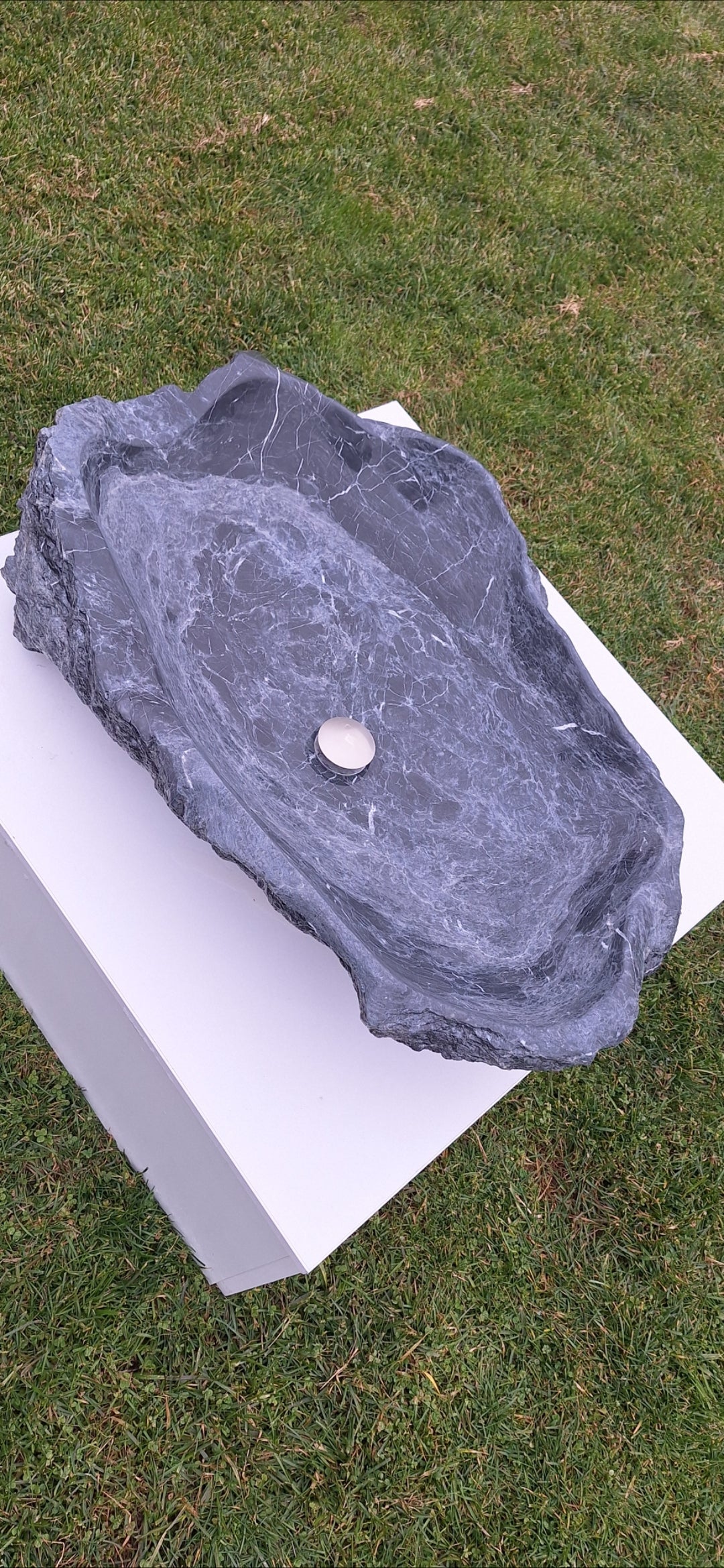 Lavoar Piatră Naturală, 86×57×18,montaj pe blat,57 kg