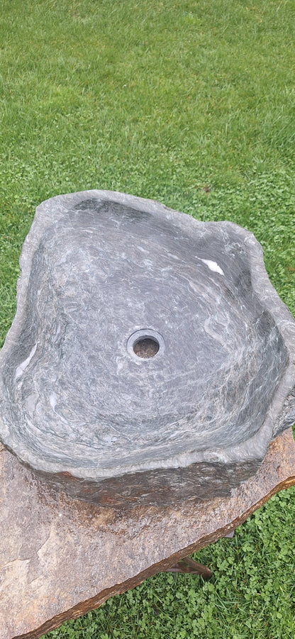 Lavoar Piatră Naturală 55×45×15, 36 kg,montaj pe blat