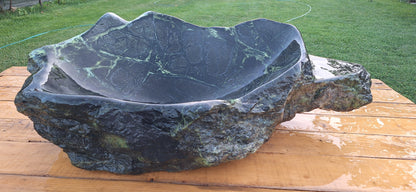 Lavoar Piatră Naturală (serpentinit)75×50×23,montaj pe blat,56 kg